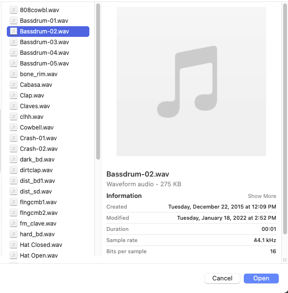 Drum Sample Library