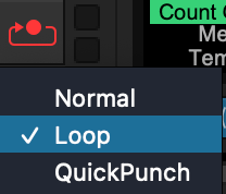 Loop record button