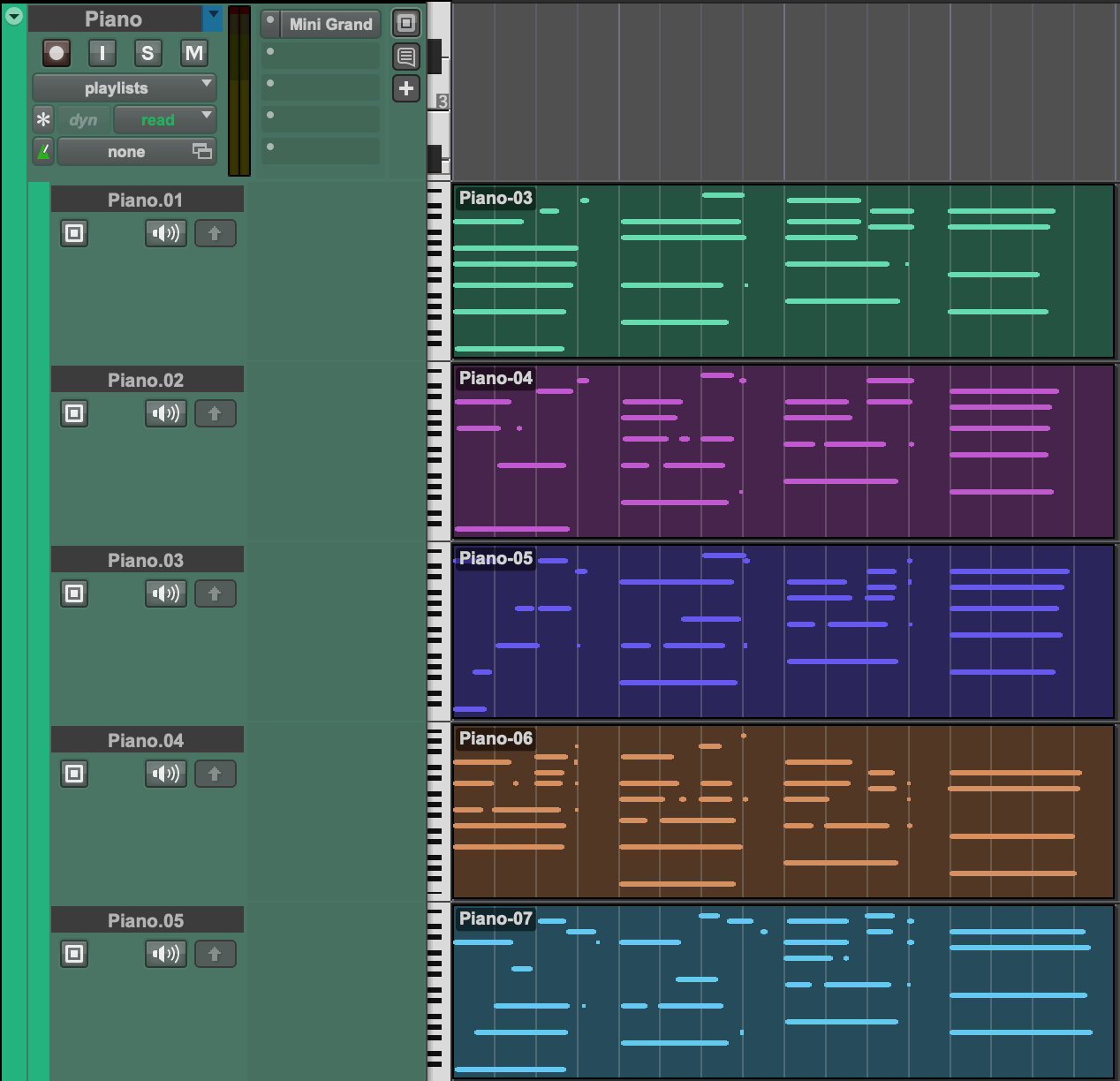 Playlist view